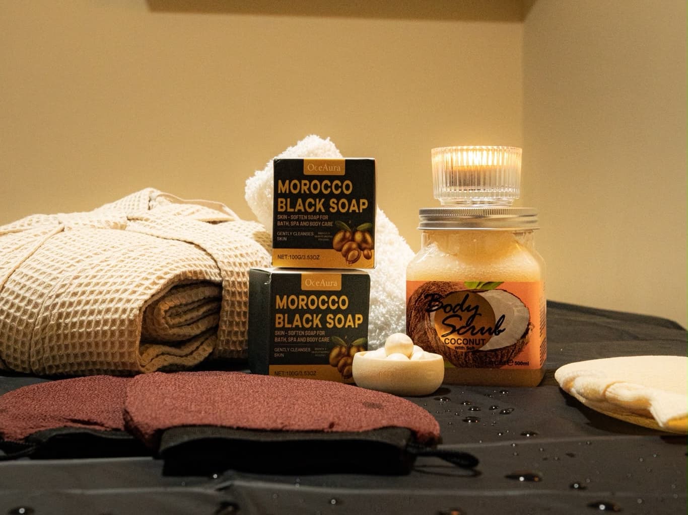 Body Exfoliation / Scrub + Oil